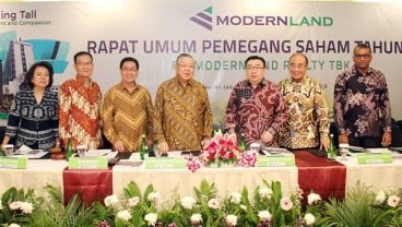 Modernland Realty Raup Prapenjualan Residensial Rp2,97 Triliun