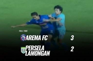 Liga 1: Arema FC vs Persela Skor 3-2, Arema FC Raih Poin Perdana