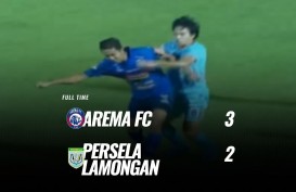 Liga 1: Arema FC vs Persela Skor 3-2, Arema FC Raih Poin Perdana