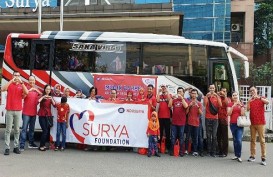 Surya Foundation Berangkatkan Pemudik via Jalur Pantura dan Selatan Jawa