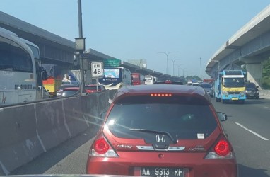 JELAJAH LEBARAN JAWA-BALI 2019: Kepadatan Terurai Mulai KM 45 Tol Jakarta-Cikampek