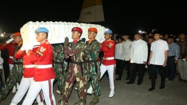 Jenazah Ani Yudhoyono Tiba di Halim Perdanakusuma 22.00 WIB