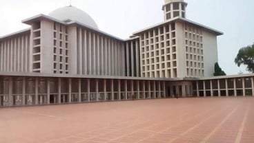 Jokowi Salat Idulfitri di Masjid Istiqlal