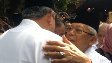 Ma’ruf Amin Ucapkan Selamat Hari Raya Idulfitri untuk Prabowo-Sandiaga