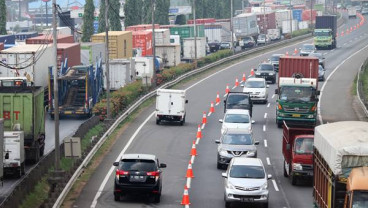 JELAJAH LEBARAN JAWA-BALI 2019: Tol JORR Padat, Jasa Marga Berlakukan Contra Flow.