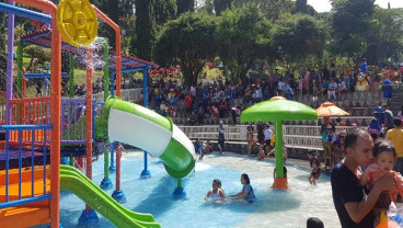 Lebaran 2019: Wisata Selecta Batu Dipadati Pengujung