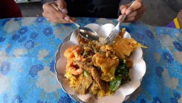 Mencicipi Sedapnya Nasi Empok di Kota Batu