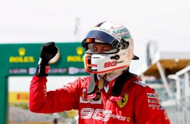 KUALIFIKASI GP KANADA : Vettel Kunci "Pole Position" untuk Ferrari