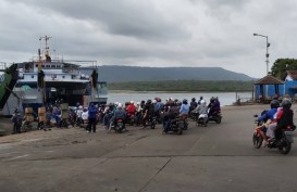 Arus Balik Lebaran 2019 : Pemudik Bersepeda Motor Ramai Lintasi Jalinsum wilayah Lampung