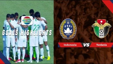 Uji Coba Indonesia vs Yordania 1-4. Ini Videonya