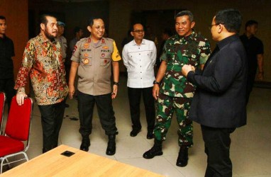 Personel Gabungan TNI-Polri Jaga Rumah dan Keluarga Ketua MK