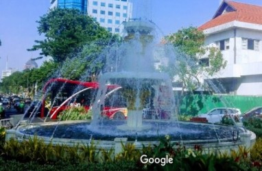 Proyek Alun-Alun Surabaya : Sebagian Jalan Yos Sudarso Ditutup 