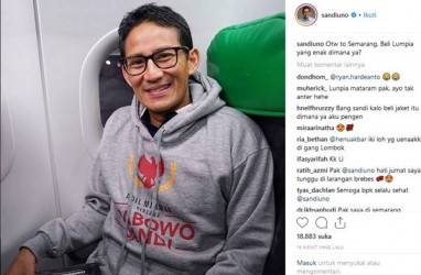 Sandiaga Uno Ucapkan Selamat Ulang Tahun untuk Jokowi