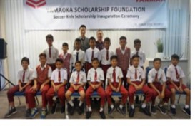 Yanmar Diesel Indonesia Salurkan Beasiswa Pelajar Berbakat Sepakbola