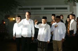 Jokowi dan Ma'ruf Amin Satu Mobil Menuju Halim Perdanakusuma
