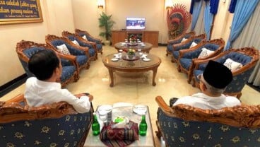 Jokowi-Ma'ruf Nobar Sidang Putusan MK di Halim Perdanakusuma