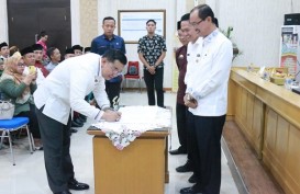 BPPD Kota Palembang Tanda Tangani Kontrak Kinerja Capaian Target PAD