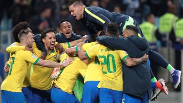 Hasil Copa America : Brasil Menang Adu Penalti, vs Argentina di Semifinal? (Video)