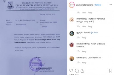 Pengumuman PPDB SMAN/SMKN Banten Ditunda, Kecurangan di Bogor Dilaporkan Apeksi