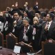 Yusril Ihza Mahendra dan Tim Hukum TKN Bertemu Jokowi di Istana Bogor