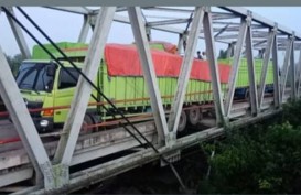 Sempat Ambrol, Jembatan Mesuji Sudah Bisa Dilewati