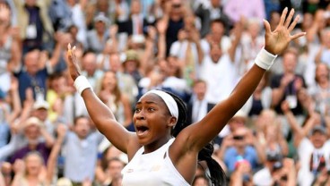 Petenis 15 Tahun Cori Gauff Teruskan Sensasi di Wimbledon