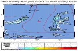Berpotensi Tsunami, Ternate Diguncang Gempa 7,0 SR