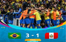 Copa America: Brasil vs Peru 3-1, Dua Kartu Merah. Brasil Juara 2019