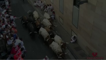 Festival San Fermin di Spanyol, Tiga orang Tertanduk Banteng 