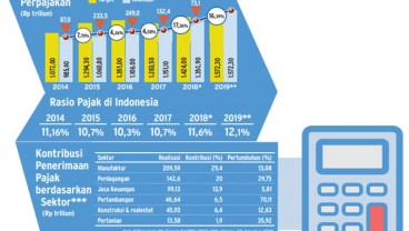 Target Tax Ratio 2020 Sulit Dicapai