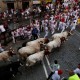 Hari Kelima Festival Lari Banteng San Fermin, 7 Peserta Terluka