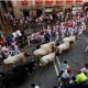 Hari ke-6 Festival Banteng San Fermin di Spanyol, 5 Orang dilarikan ke RS