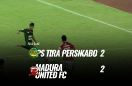 Liga 1: Tira Persikabo vs Madura United 2-2, Tira Persikabo Puncaki Klasemen