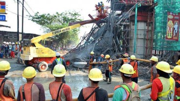 Bekisting Pier Head BORR 3A Ambruk, Segini Kerugian yang Ditanggung Kontraktor