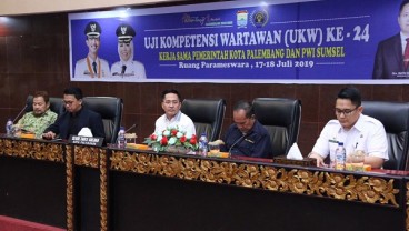 Pemkot Palembang Dorong Uji Kompetensi Wartawan