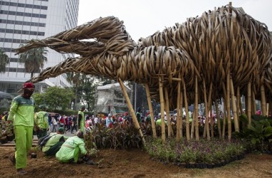 Instalasi Bambu Rp550 Juta Kebanggaan Anies Baswedan Dibongkar