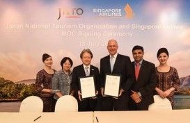 Jepang Gandeng Singapore Airlines Dongkrak Kunjungan Turis dari 5 Negara