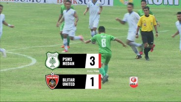 Live Streaming PSMS vs Blitar Bandung United Skor 3-1