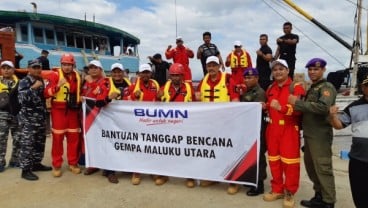 Diadang Cuaca, Antam Berkomitmen Salurkan Bantuan Gempa Malut