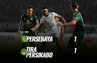 Live Streaming Persebaya vs Tira Persikabo 1-1, Tira Persikabo Kokoh di Puncak Klasemen