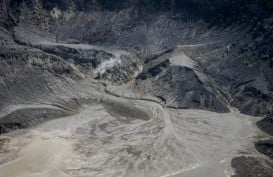 Erupsi Gunung Tangkuban Parahu, Kolom Abu Capai 200 Meter