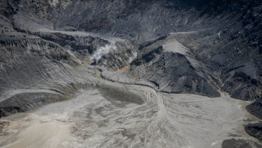 Erupsi Gunung Tangkuban Parahu, Kolom Abu Capai 200 Meter