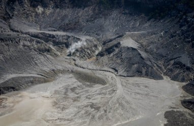 Erupsi Gunung Tangkuban Parahu, Kolom Abu Capai 200 Meter