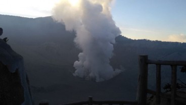 Situasi Setelah Erupsi Gunung Tangkuban Parahu Sudah Kondusif