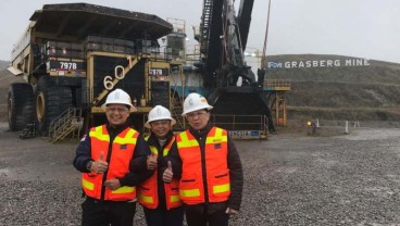 BERITA FOTO : Kunjungan Pertama Rini Soemarno ke Freeport, Melihat Grasberg Mine, Tambang Underground, Hingga 'Panen' Melon  