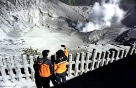 Ridwan Kamil Cek Kondisi Tangkubanparahu Siang Ini