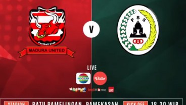 Madura United vs PSS Sleman 0-1, Madura United Terpaku di Posisi 3.  Ini Videonya