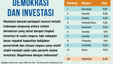 Realisasi Investasi Tak Melulu Soal Demokrasi