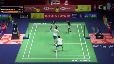 Live Streaming Thailand Open: Kevin/Marcus Tersingkir, Kalah Rubber-set