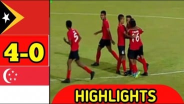 Timor Leste Gasak Singapura 4-0, Indonesia Tergusur dari Puncak Klasemen Grup A